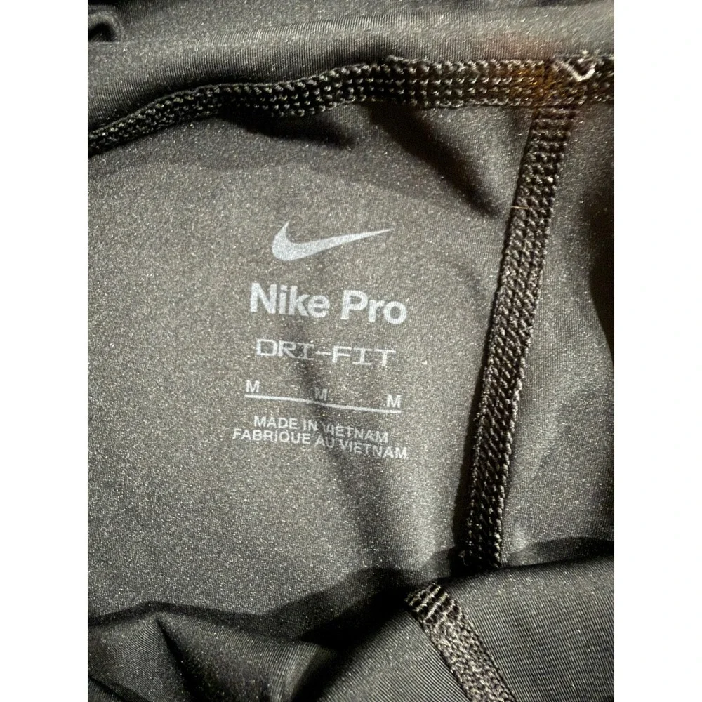 Nike Pro Dri-FIT Womens Black Compression Shorts Size M 3 Inch Inseam 157